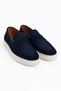 Men's Navy Blue Summer Casual Eva Sole Suede Shoes - 3