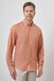 Men's Tile Linen Dynamic Fit Button Collar Shirt