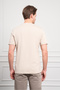 Men's Beige Basic Crew Neck Dynamic Fit Cotton T-Shirt - 5