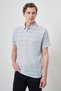 Men's Blue Trend Dynamic Fit Polo Neck T-Shirt - 3