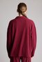 Relax Fit Polo Neck Ribbed Camisole Long Sleeve T-Shirt F1007Ax25Au - 5