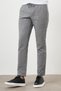 Men's Black Cotton Linen Trend Drawstring Jogger Slim Fit Sports Pants - 2