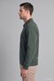 Cotton Regular Fit Polo Collar Thick Fabric Basic Sweatshirt H1833Ax26Au - 3