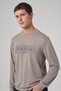 Men's Stone Trend Printed Crew Neck Sweat-Shirt - 2