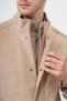 Men's Stone Snaps Judge Collar Stamp Coat - 3