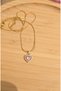 Zircon Stone Pink Heart Steel Necklace with Box - Elegant Necklace with Heart for a Gift to a Lover - 4