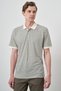 Men's Green Trend Polo Neck T-Shirt