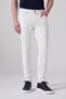 Men's White Denim 5-Pocket Slim Fit Jean Trousers