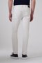 Men's White Denim 5-Pocket Slim Fit Jean Trousers - 5