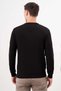 Men's Black Basic V-Neck Dynamic Fit Comfortable Cut Knitwear - 5