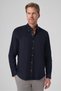 Men's Navy Blue Cotton Trend Dynamic Fit Button Collar Shirt