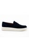Men's Navy Blue Summer Casual Eva Sole Suede Shoes