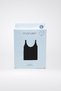 Men's Black Basic Plain 100% Cotton Undershirt - 4