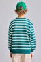Oversize Crew Neck Striped Sweatshirt for Boys H9694A826Wn - 6