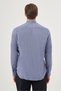 Men's Blue Trend Dynamic Fit Button Collar Shirt - 5