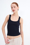U Neck Thick Strap Tank Top A13682-T4