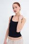 U Neck Thick Strap Tank Top A13682-T4 - 2