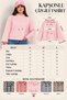 Modal Fabric Women's Striped Hooded Sweatshirt - 7
