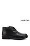 Women's Black Rubber Sole Genuine Leather Boots