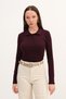Polo Neck Buttoned Blouse B1848 - 2