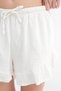 Linen Blend Shorts Ş19008 - 3