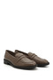 VİZON ANTIQUE Gön Genuine Leather Round Toe Loafer Women's Casual Shoes 24271 - 4