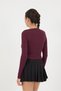 Square Neck Crop Blouse B3713-J1 - 4
