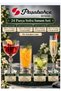 24 Piece Tableware Presentation Set Leia Soft Drink and Water Glass Amöre Goblet Flute Glass. Measurements Are Visually Available