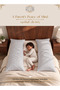 Ultra Soft Body Pillow with  Pillowcase- Long Side Sleeper Pillow For Use During Pregnancy - 6