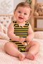 5-Piece Striped Baby Bodysuit Set, 5-Piece White Cotton - 2