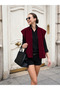 Yumoş Square Neck Tie-Up Knit Scarf - Square Piece Scarf - Knit Shoulder Scarf Office Daily Fashion Scarf