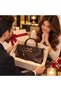 Women's 2-Piece Bag and Wallet Set – Stylish Hand and Shoulder Bag with Gold Buckle, Zipper Closure, Lined, High-Quality Leather Luxury Combination - 5