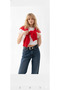 Square Neck Tie-Up Knit Scarf - Square Piece Scarf - Knit Shoulder Scarf Office Casual Fashion Scarf - 3
