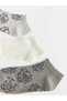 Quality Pieces from Çelebi Store Floral Women's Booties Socks 5-Piece Set - 3