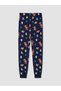 Özmarka New Season Red New Year Themed Boys' Pajama Set - 5