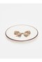 Ceramic 4-Piece Cake Plate Set with Bow Detail, 16 cm, from Freezen Store - 4