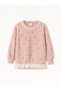 Peak New Season Pink Crew Neck Girls' Floral Sweatshirt. - 2