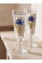 Sparkling Choices from Shining Store 2-Piece Printed Glass Water Cup 180 ml