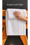 100% Cotton 70X140 Bath Towel 550 Gr High Absorbent Soft Texture - 3