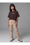 Peak New Season Beige Regular Fit Girls' Pants