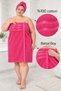 100% Cotton 100X210 Bath Towel 1200 Gr High Absorbent Soft Texture - 2