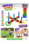 Colorful Ring Target Game Fun Attention and Focus Enhancing Montessori Ring Toss Toy - 3