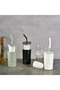 H2O 5 in 1 Glass Detox Mug with Steel Straw and Cleaner Gift 650 ml - 5