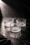 Rivoli - 3-Piece Glass Dessert Bowl, Snack Bowl, Candy Bowl, Breakfast Bowl 10 cm - 6