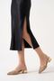 Women's Enju Short Heeled Broken Glass Stone Shoes - Gold - 2