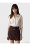 Quality Pieces from Çelebi Store: Belted Zippered Skirt with Shorts