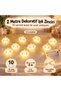 Cloud Shaped 10 Led Light String – 2 Meter Decorative Lighting, Cute Cloud Led, Mz-314 - 3