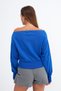 Kayık Neckline Crop Sweatshirt S06044 - 6