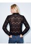 Esvab • Modern & Distinctive Stand Collar Lace Blouse - 5