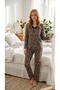 Angelique 100% Cotton Long Sleeve Women's Pajamas Set 21519 - 2
